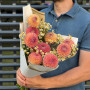 Bouquet «Orange Dahlias»