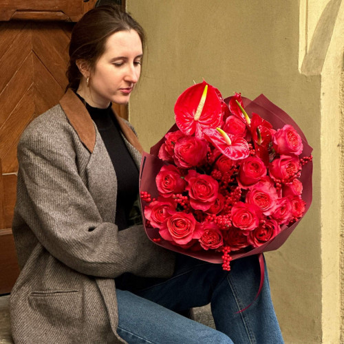 Букет «Цілуй мене ніжно»