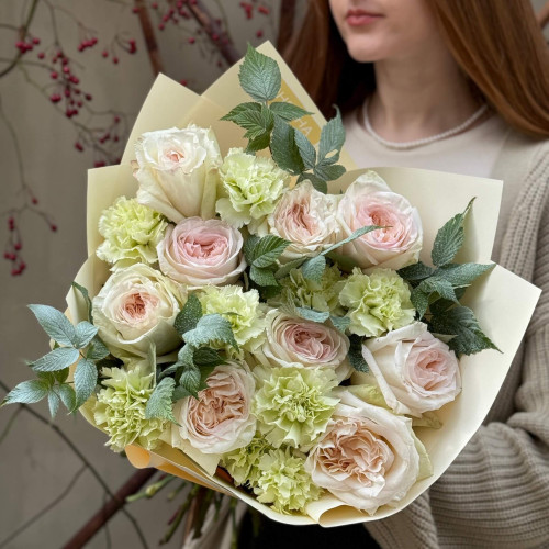 Ніжний ароматний букет «Яблунева ваніль»