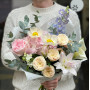 Вишуканий світлий букет «Ніжна Олена»