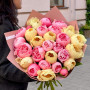 29 premium peonies in a bouquet «Spring Luxury»