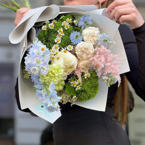 Світлий польовий букет «Мрійлива фея»