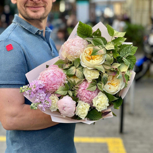 Ніжний букет «Солодка вата»