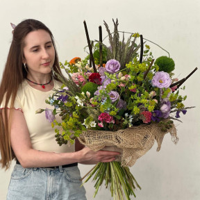 Стильний польовий букет «Липневий дар»