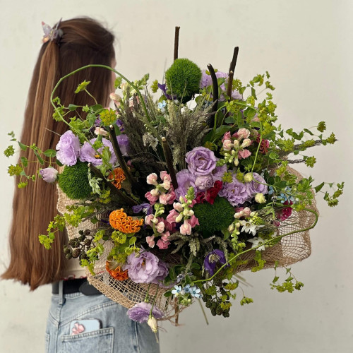 Стильний польовий букет «Липневий дар»