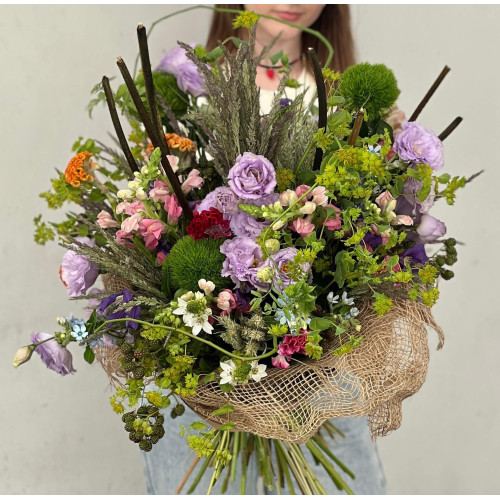 Стильний польовий букет «Липневий дар»