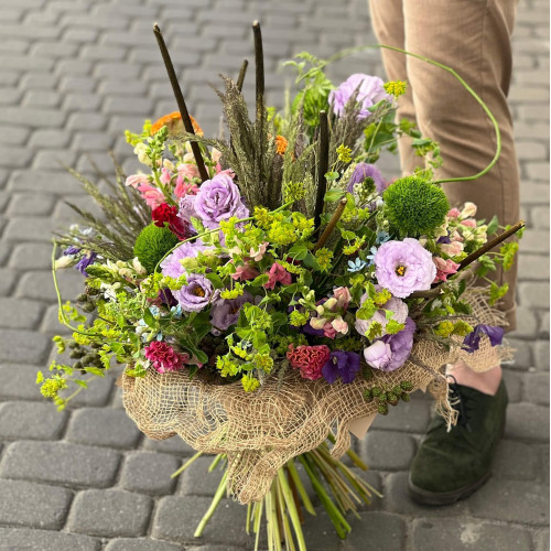Стильний польовий букет «Липневий дар»