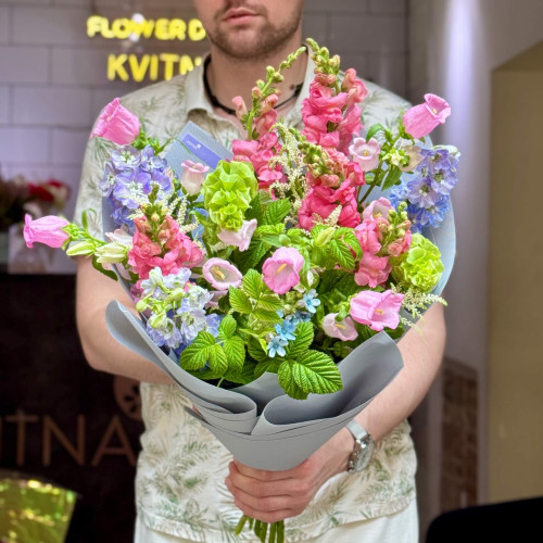 Букет в польовому стилі «Радісна Олечка»