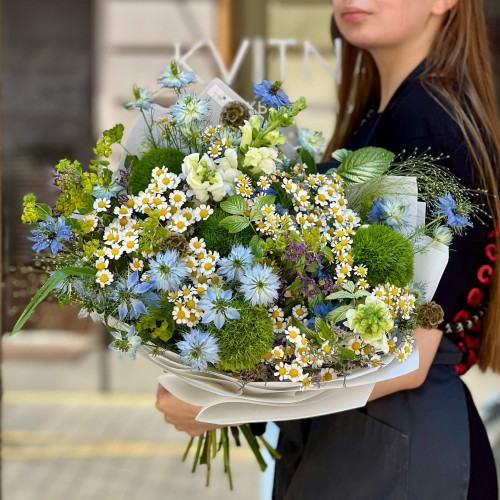 Чарівний польовий букет «Ранкова галявинка»