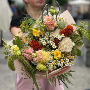 Яскравий польовий букет «Прогулянка Альпами»