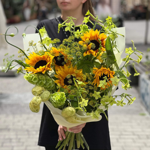Сонячний літній букет «Безтурботні канікули»