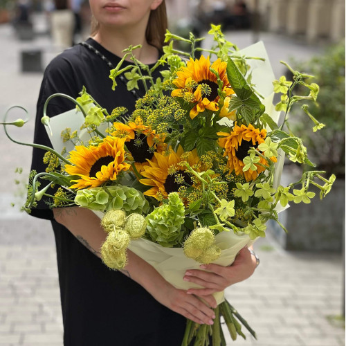 Сонячний літній букет «Безтурботні канікули»