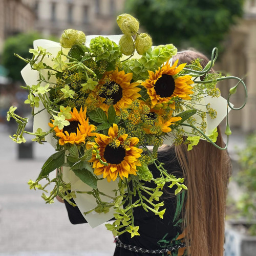 Сонячний літній букет «Безтурботні канікули»