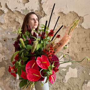 Розкішний об’ємний букет «Терпка насолода»