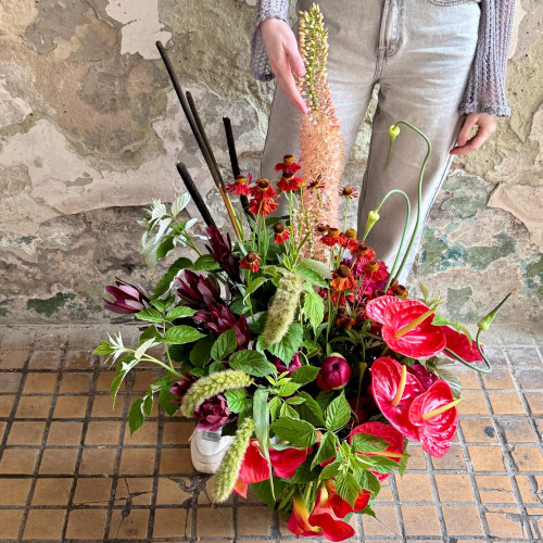 Розкішний об’ємний букет «Терпка насолода»