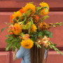 Яскравий об’ємний сонячний букет «Апельсинова симфонія»