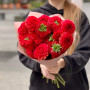 Яскравий червоний букет «Рубіновий ранок»