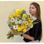 Яскравий букет у жовтих відтінках «Сонячна мелодія»