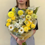 Яскравий букет у жовтих відтінках «Сонячна мелодія»
