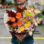 Сезонний яскравий букет «Осінні контрасти»