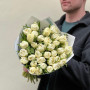 35 півонієвидних тюльпанів у букеті «Лимонний цукор»