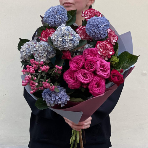 Насичений ягідний букет «Малиновий сад»