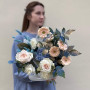 Мальовничий пастельний букет «Проблиск неба»