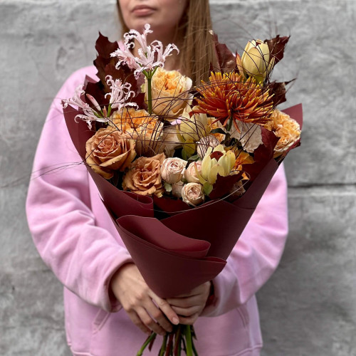 Елегантний сезонний букет «Львівська осінь»