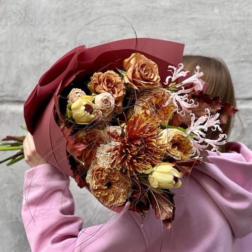 Елегантний сезонний букет «Львівська осінь»