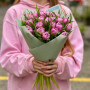 25 півонієвидних тюльпанів сорту Katinka у букеті «Бузковий настрій»
