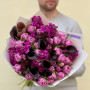 Яскравий букет у фіолетових тонах «Нічний Львів»