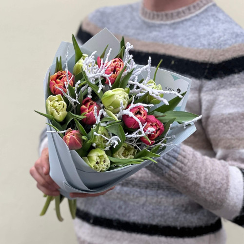 Ніжний букет «Весняна Катеринка»