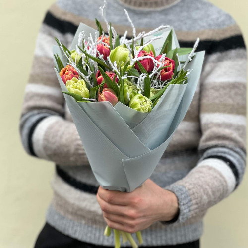 Ніжний букет «Весняна Катеринка»