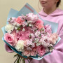 Ніжний букет з півоніями «Заквітчана Ганнуся»