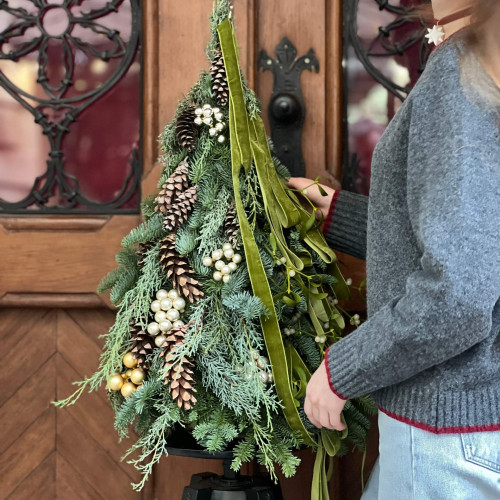 Christmas tree made of nobilis and cupressus «Forest Enchantment»
