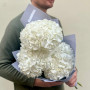 3 гортензії у букеті «Снігові хмари»