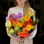 Яскравий різнобавний букет «Натхнення кольором»