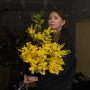 5 гілок ароматної італійської мімози у букеті «Південне сонце»