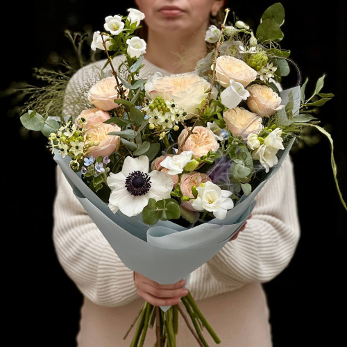 Ніжний букет у пастельних відтінках «Заквітчана мелодія»