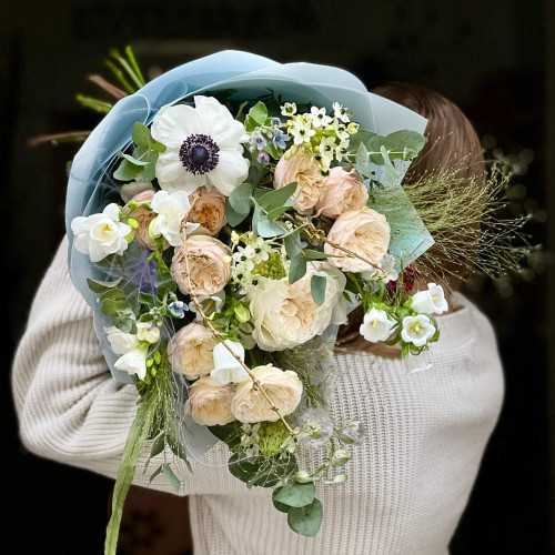 Ніжний букет у пастельних відтінках «Заквітчана мелодія»