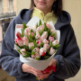 Дивовижний букет з ексклюзивних голландських тюльпанів «Родзинка з Голландії»