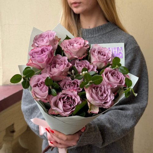 Лавандовий букет з троянд Memory Lane «Думаю про тебе»
