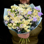 Пухкий букет у польовому стилі «Мерехтливі поля»