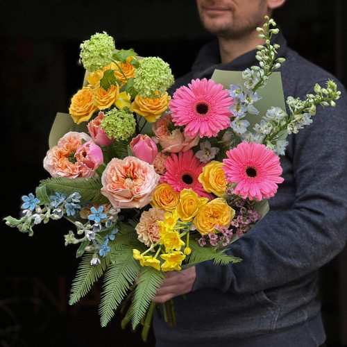 Різнобарвний веселий букет «Сни Аліси»