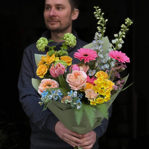 Різнобарвний веселий букет «Сни Аліси»