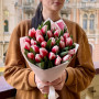 Яскравий букет із 25 тюльпанів «Тюльпани для тебе!»