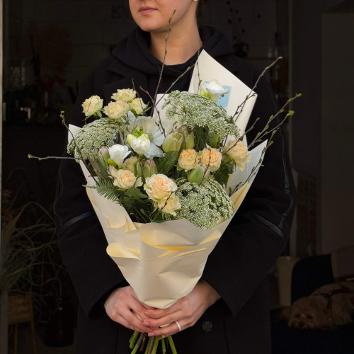 Цікавий букет з незвичними тюльпанами Vip Bandit «Зачарована Галюся»