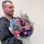 Милий весняний букет з ароматними гіацинтами «Запашний березень»