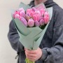 19 ніжних класичних тюльпанів у букеті «Тюльпановий вальс»