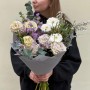 Изысканный загадочный букет «Туманное кружево»